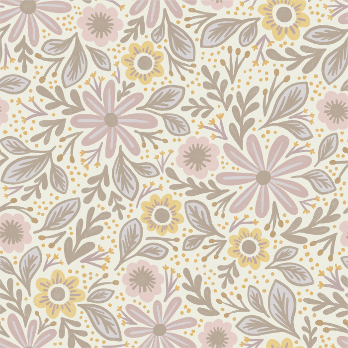 Our Whimsy Florals Peel and Stick Wallpaper makes it look like a garden on any wall in your home.