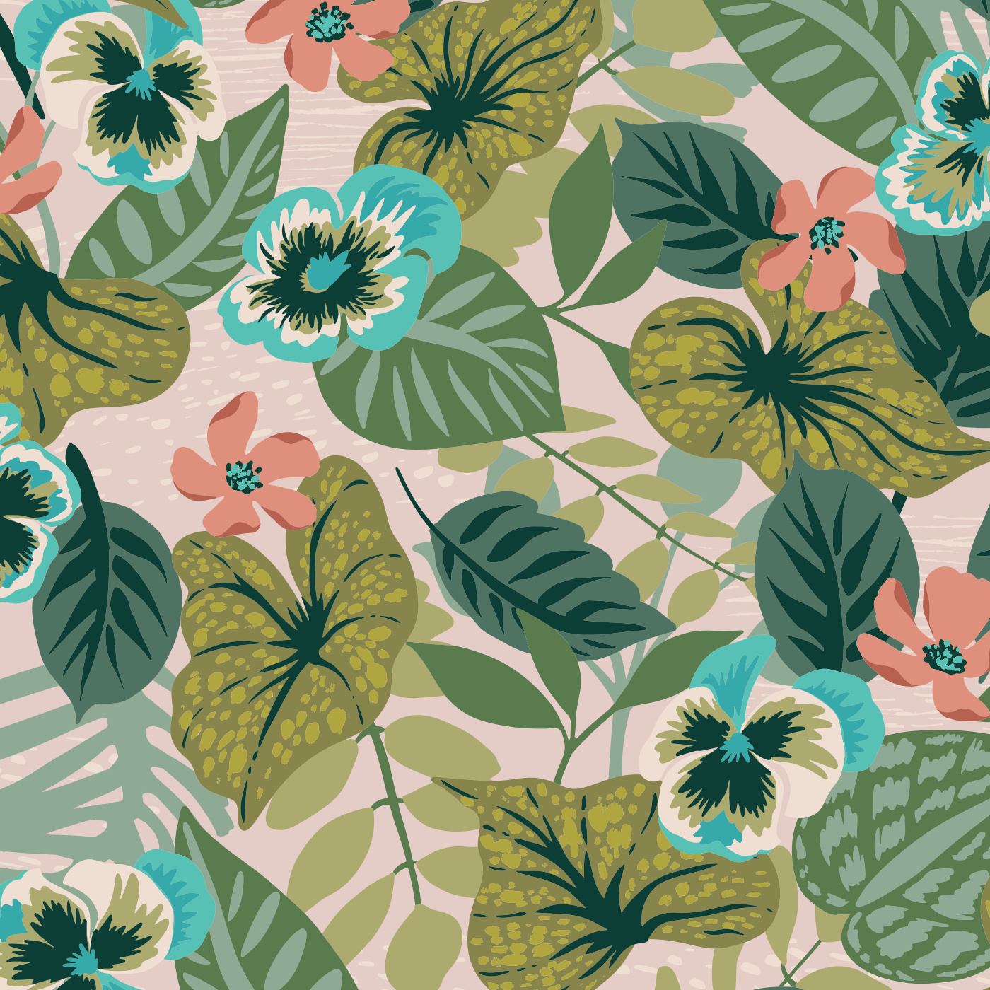 Fleur Nouveau Wallpaper