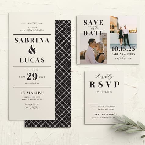 Cutest Couple Tea Wedding Invitations