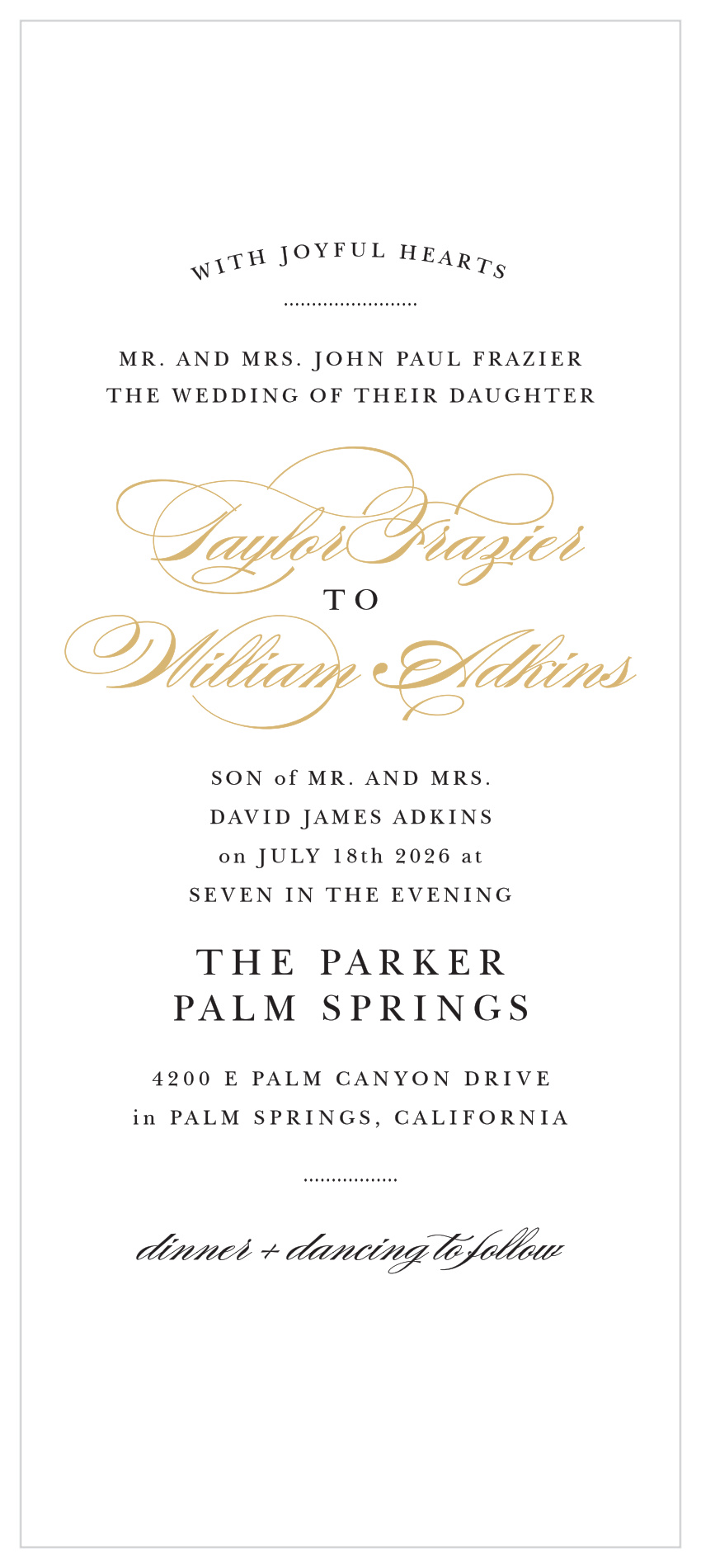 Elegant Vintage Tea Wedding Invitations by Basic Invite