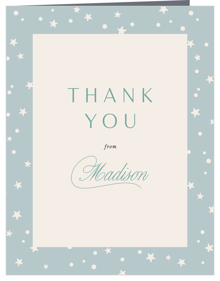 Stardust & Sparkle Baby Shower Thank You Cards