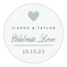 Make your invites truly stand out with our Rings & Stripes Wedding Stickers.