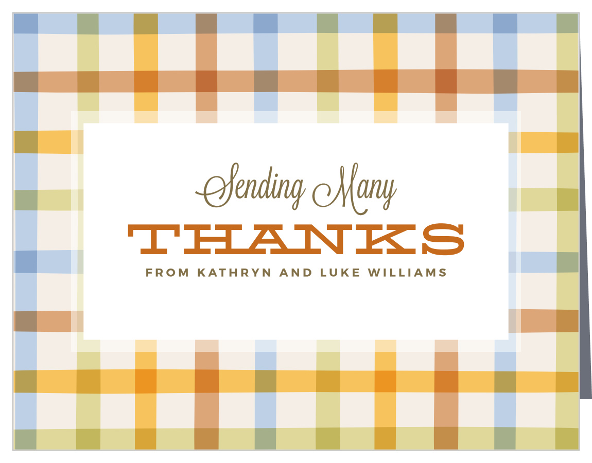 BabyQ Picnic Baby Shower Thank You Cards