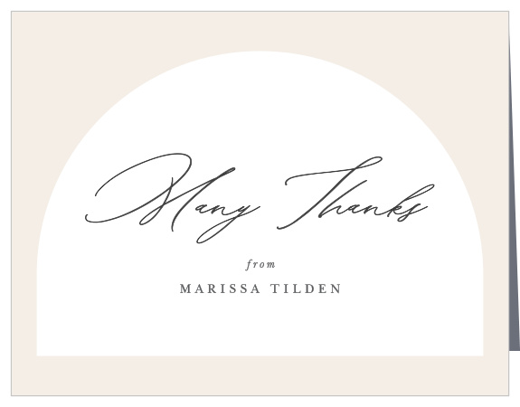 Share your gratitude for the support of loved ones with our Mod Chic Baby Shower Thank You Cards.