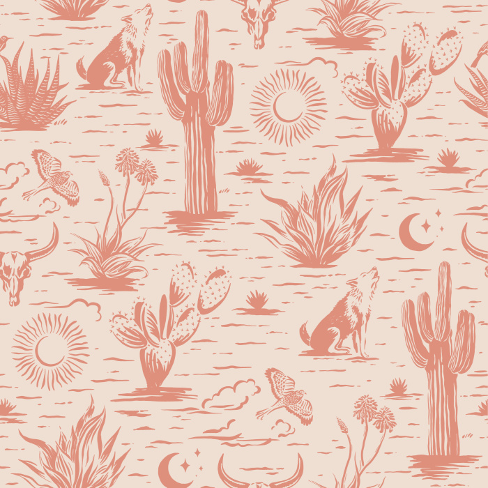 Bring the west coast to any room in your home with our Southwest Scene Peel and Stick Wallpaper.