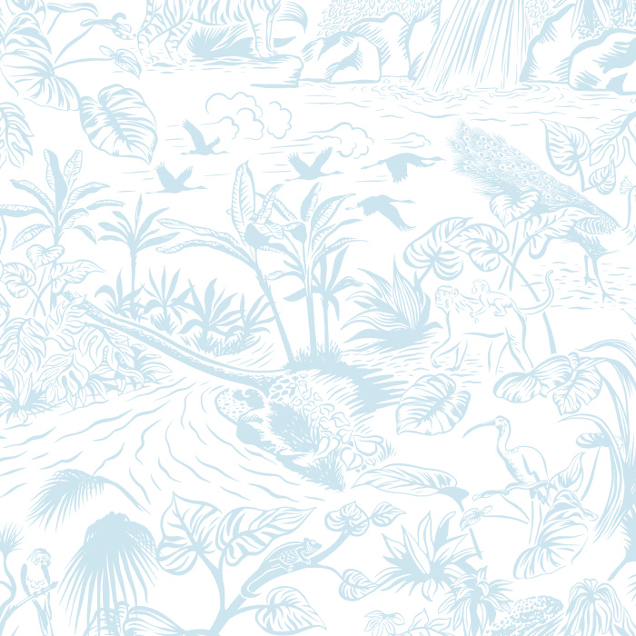Create some energy in your home with our In The Jungle Wallpaper Peel and Stick Wallpaper.