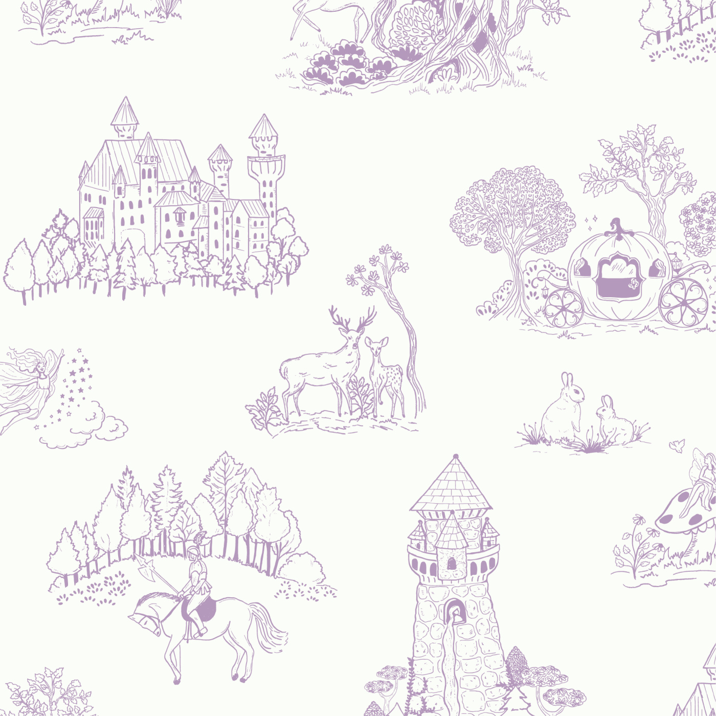 Download Pink Fairy Castle Fairytale Wallpaper | Wallpapers.com