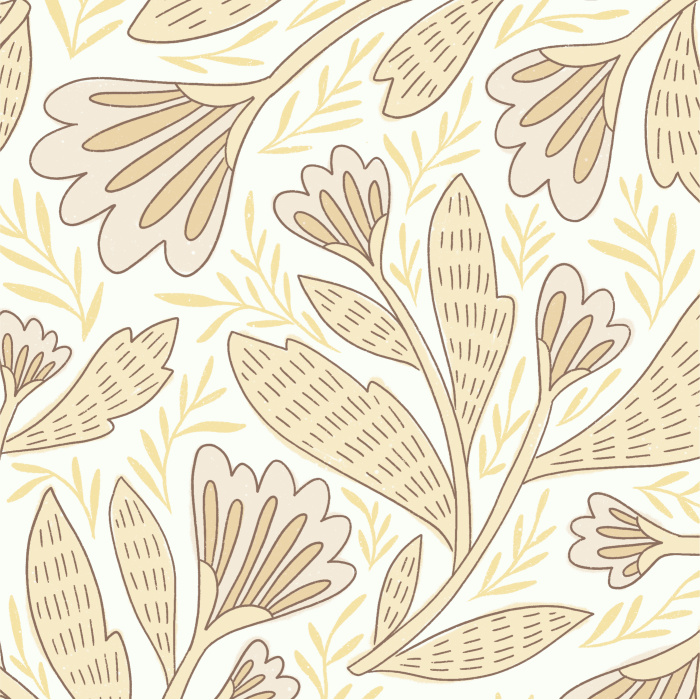 Create a classic greenery statement on any wall in your home with our Boho Florals Peel and Stick Wallpaper.
