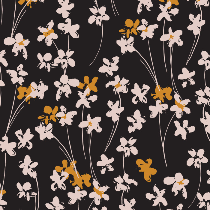 Create a distressed garden on any wall in your home with our Allover Floral Peel and Stick Wallpaper.