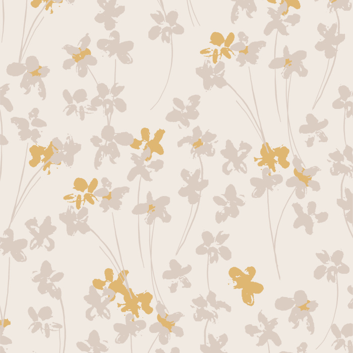 Create a distressed garden on any wall in your home with our Allover Floral Peel and Stick Wallpaper.