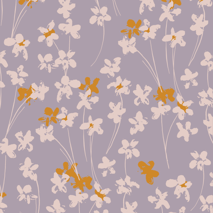 Create a distressed garden on any wall in your home with our Allover Floral Peel and Stick Wallpaper.