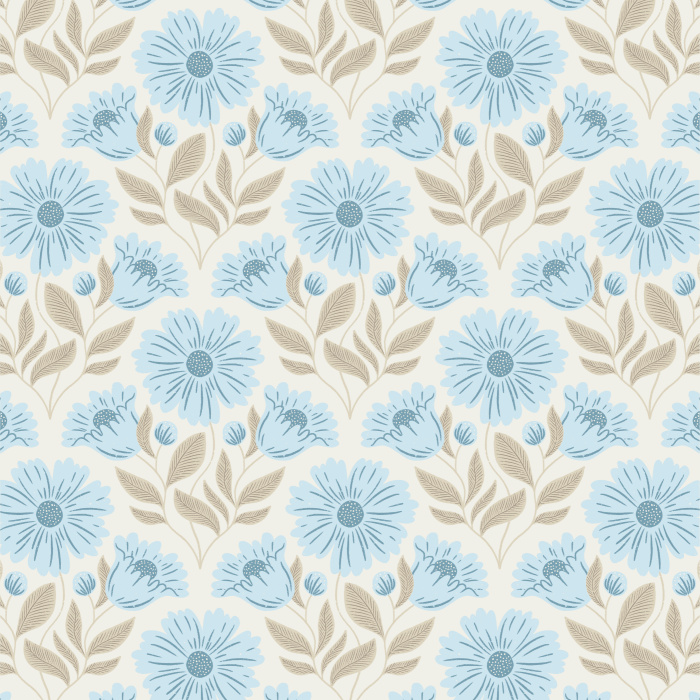 Create a cute garden on any wall of your home with our Sweet Blooms Peel and Stick Wallpaper.