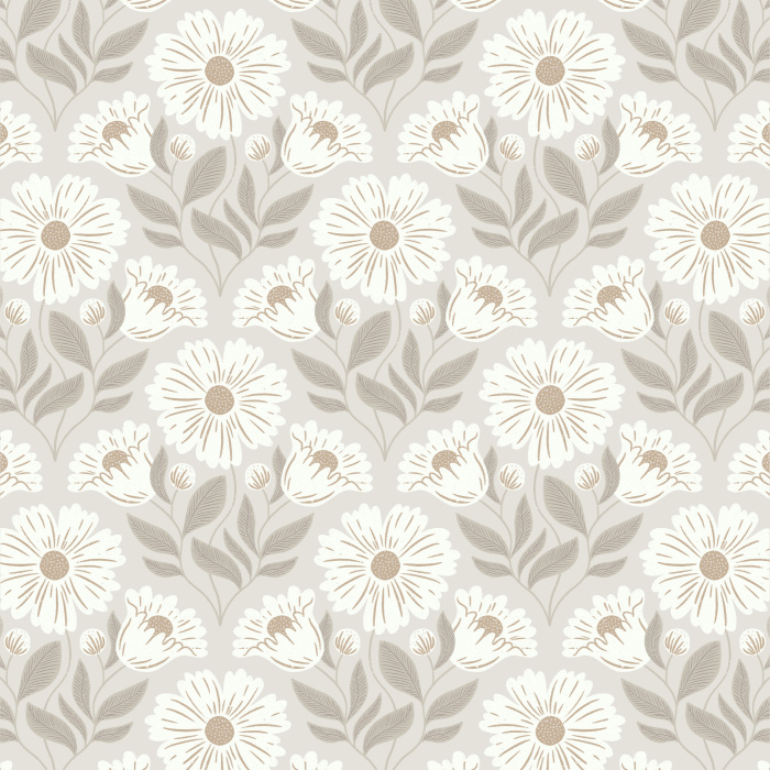 Create a cute garden on any wall of your home with our Sweet Blooms Peel and Stick Wallpaper.