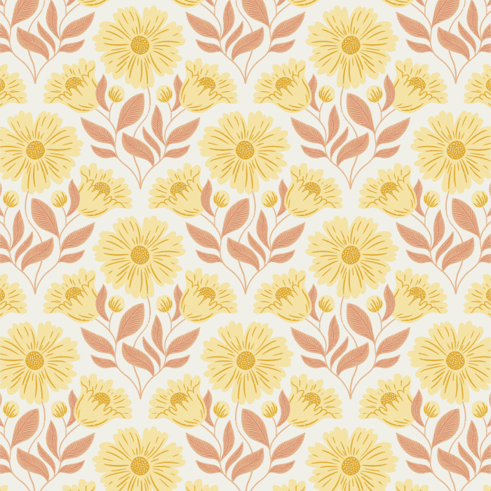 Create a cute garden on any wall of your home with our Sweet Blooms Peel and Stick Wallpaper.