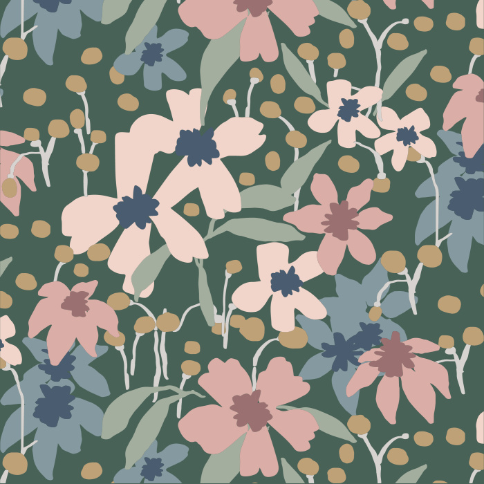 Our Wildflower Fields Peel and Stick Wallpaper is sure to add a colorful garden vibe to any room in your home.