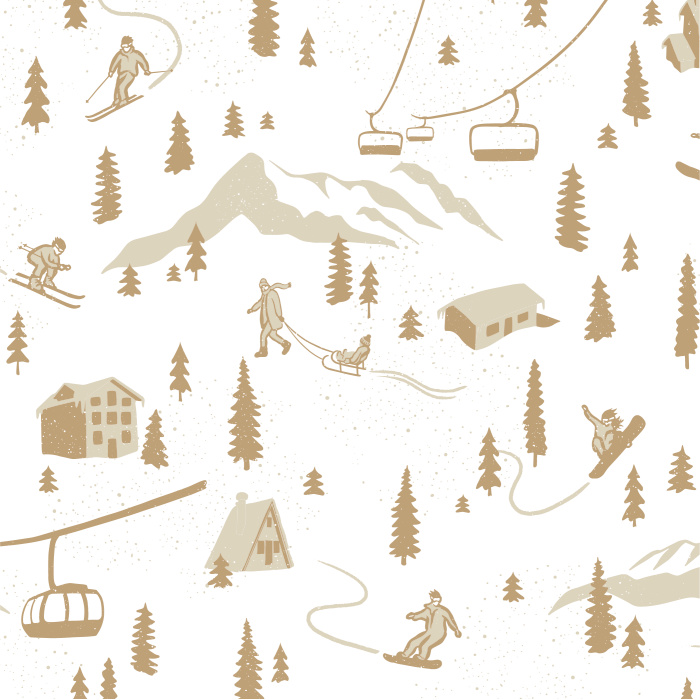 Create a winter wonderland in your child's playroom with our Snow Day Peel and Stick Wallpaper.