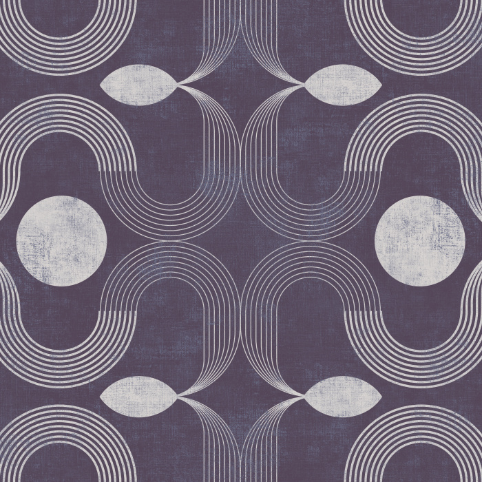 Create an artistic touch with our Retro Flow Peel and Stick Wallpaper.