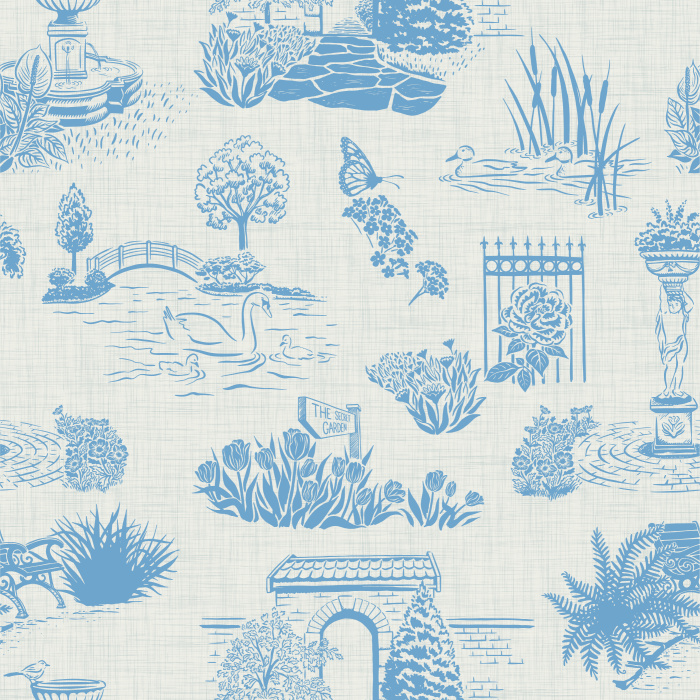Create an enchanting atmosphere with our Private Garden Peel and Stick Wallpaper.