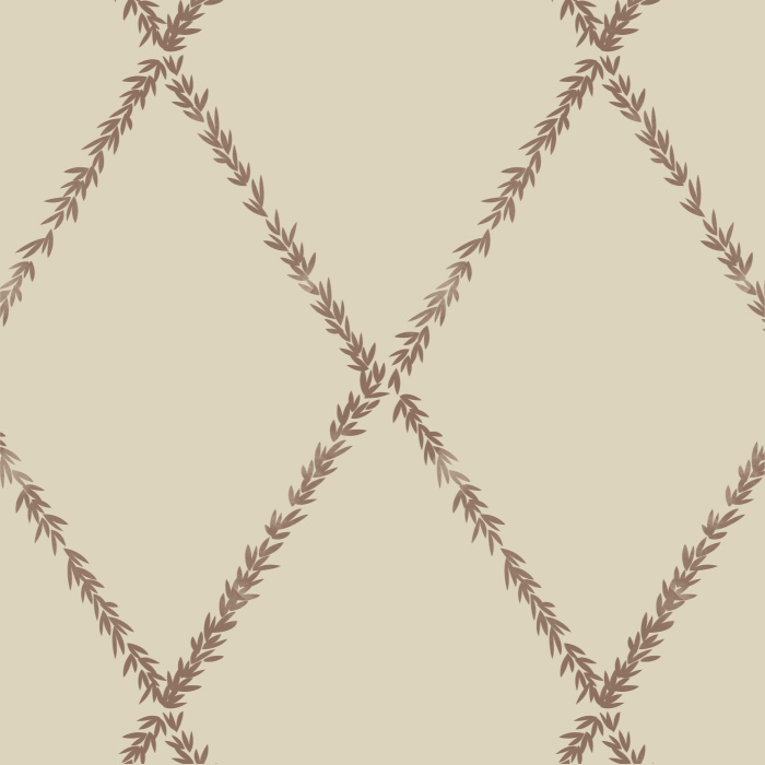 Add a geometric, botanical touch to your walls with our Crisscross Leaves Peel and Stick Wallpaper.