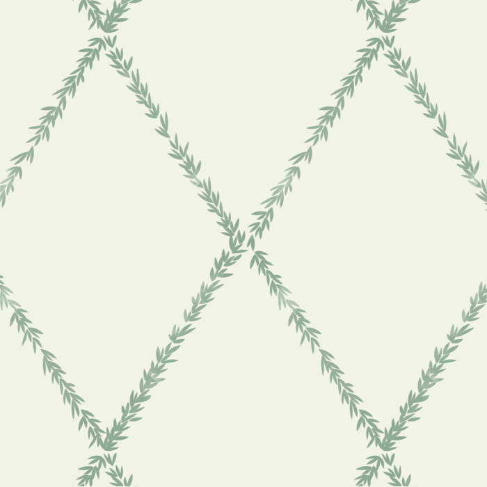 Add a geometric, botanical touch to your walls with our Crisscross Leaves Peel and Stick Wallpaper.