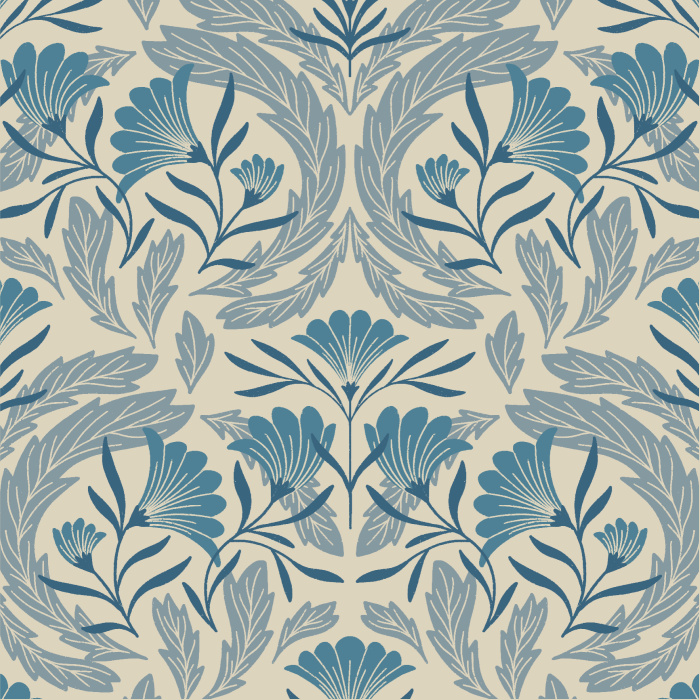 Our Century Botanicals Peel and Stick Wallpaper creates a vintage vibe in any room of your home.