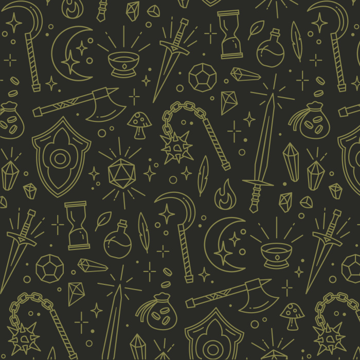 Transport yourself into a medieval fantasy world with our Gamer Art Peel and Stick Wallpaper.
