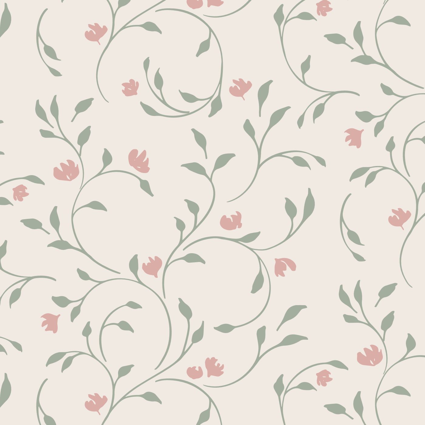 Vintage Ivy Wallpaper