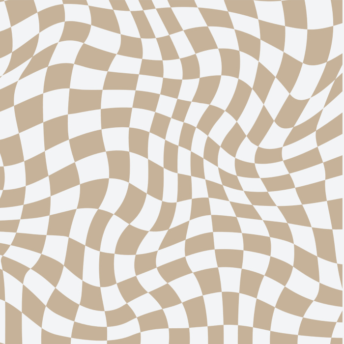 Express your unique, edgy style with the look of our Swirled Check Peel and Stick Wallpaper.