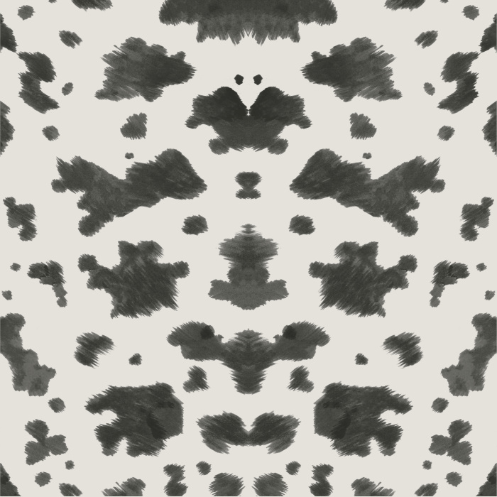 Bring the rustic charm of the country to any wall in your home with our Mirrored Cow Peel and Stick Wallpaper.