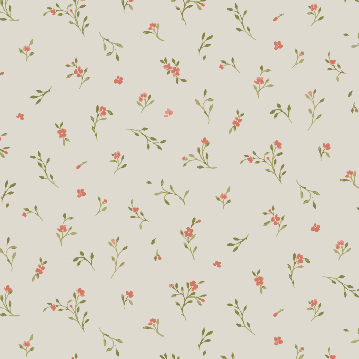 Spring Floral iPhone Wallpapers - Ginger and Ivory