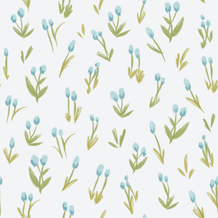 Bring the look of a romantic garden to any wall in your home with our Tulip Joy Peel and Stick Wallpaper.