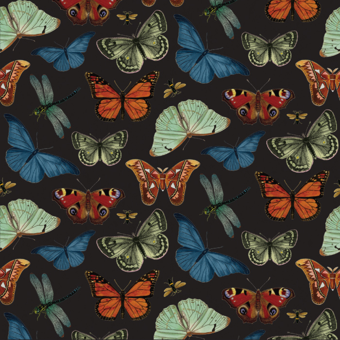 Bring out your inner entomologist when you add our Vintage Butterfly Peel and Stick Wallpaper to any room in your home.