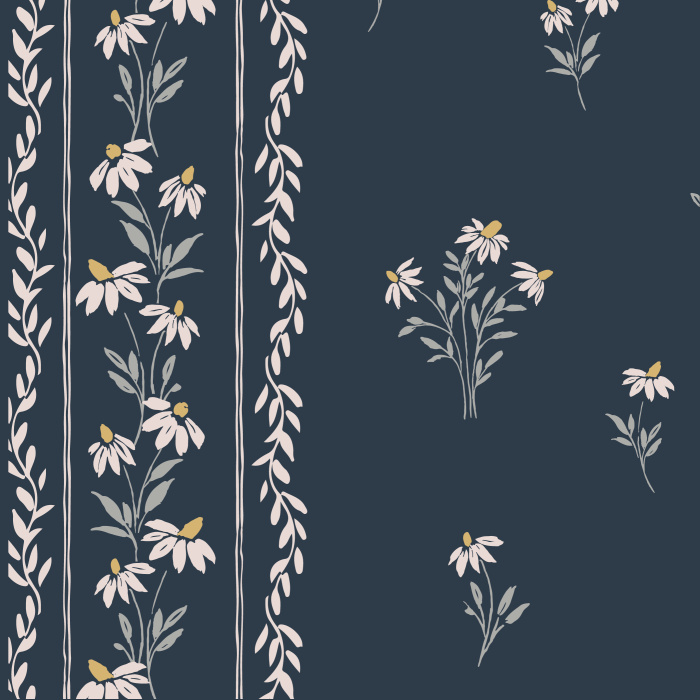 Add a classic statement to any wall in your home with our Rural Fairytale Peel and Stick Wallpaper.