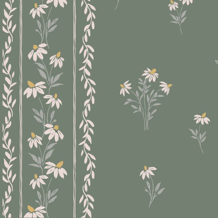 Add a classic statement to any wall in your home with our Rural Fairytale Peel and Stick Wallpaper.