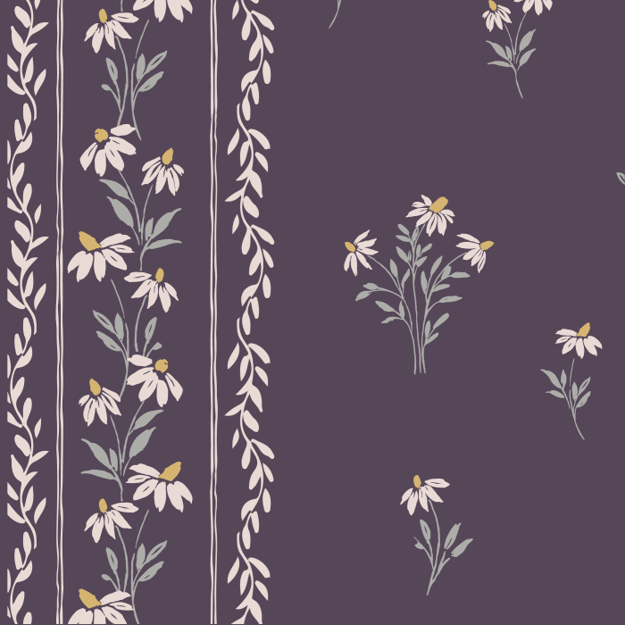 Add a classic statement to any wall in your home with our Rural Fairytale Peel and Stick Wallpaper.