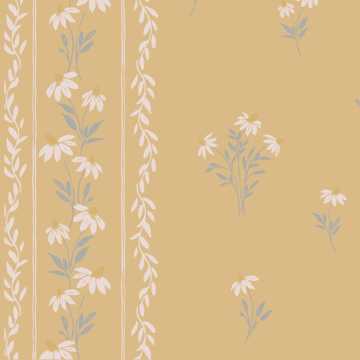 Add a classic statement to any wall in your home with our Rural Fairytale Peel and Stick Wallpaper.