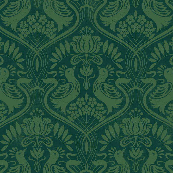 Create the interior design of your dreams with our Luxe Birdsong Peel and Stick Wallpaper.