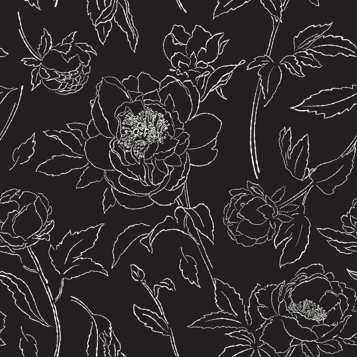 Our Sketched Peonies Peel and Stick Wallpaper is sure to bring a floral touch to any wall in your home.