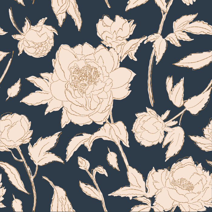 Our Sketched Peonies Peel and Stick Wallpaper is sure to bring a floral touch to any wall in your home.