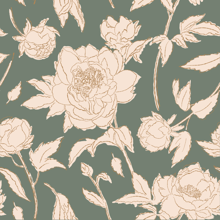 Our Sketched Peonies Peel and Stick Wallpaper is sure to bring a floral touch to any wall in your home.