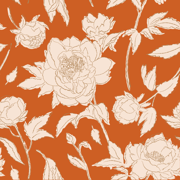Our Sketched Peonies Peel and Stick Wallpaper is sure to bring a floral touch to any wall in your home.