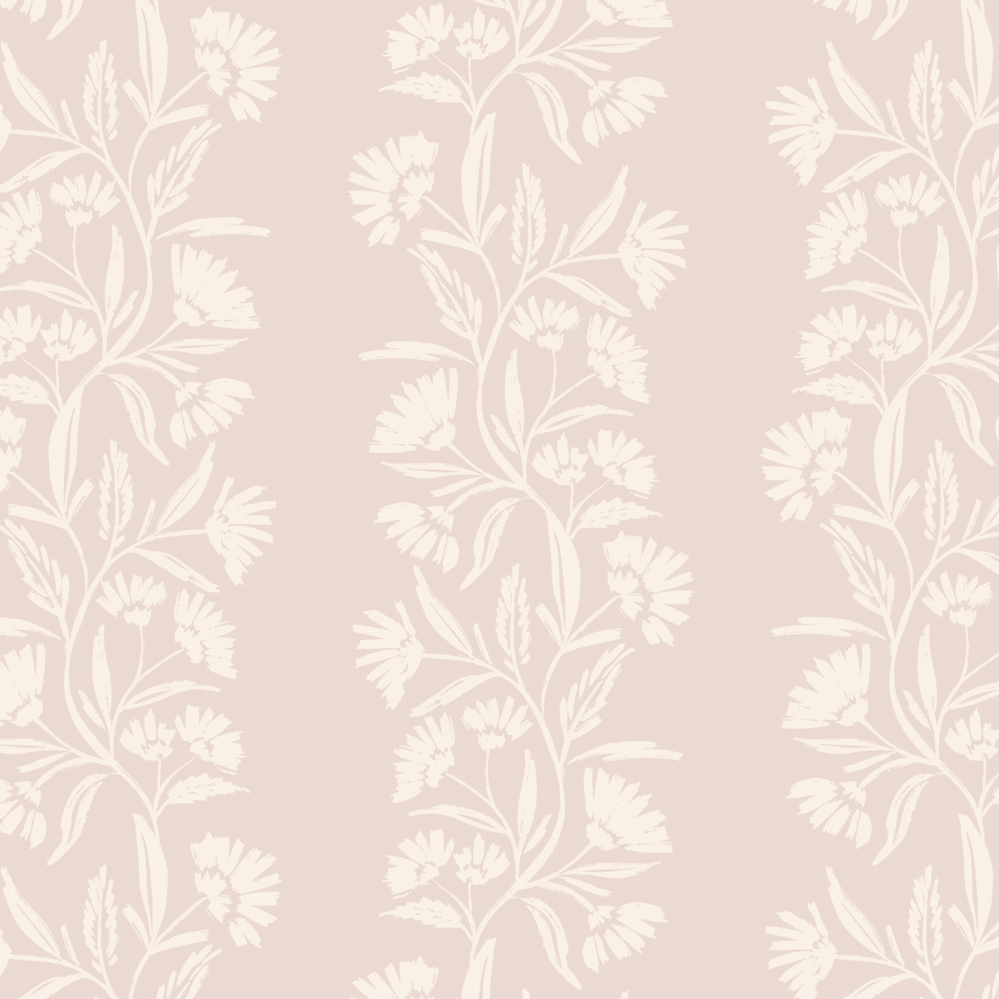Etched Chrysanthemum Wallpaper