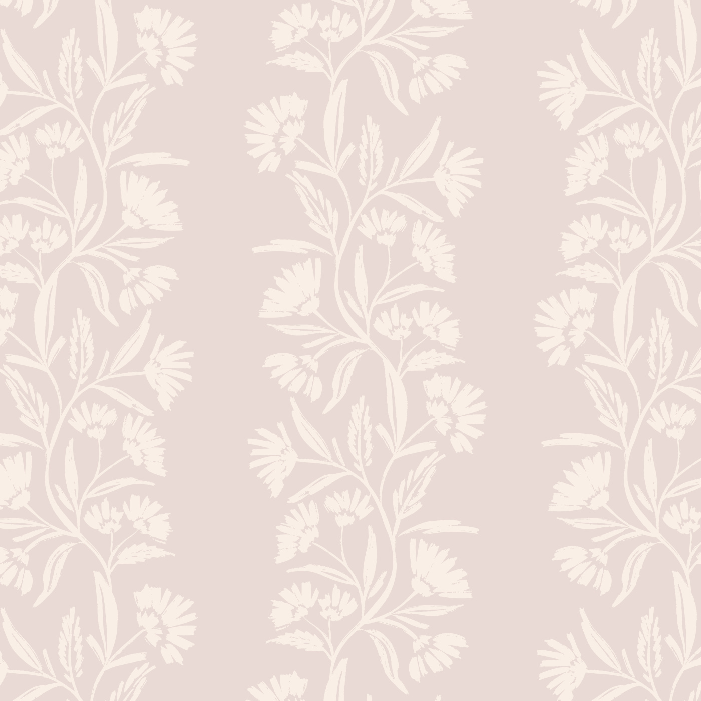 Etched Chrysanthemum Wallpaper