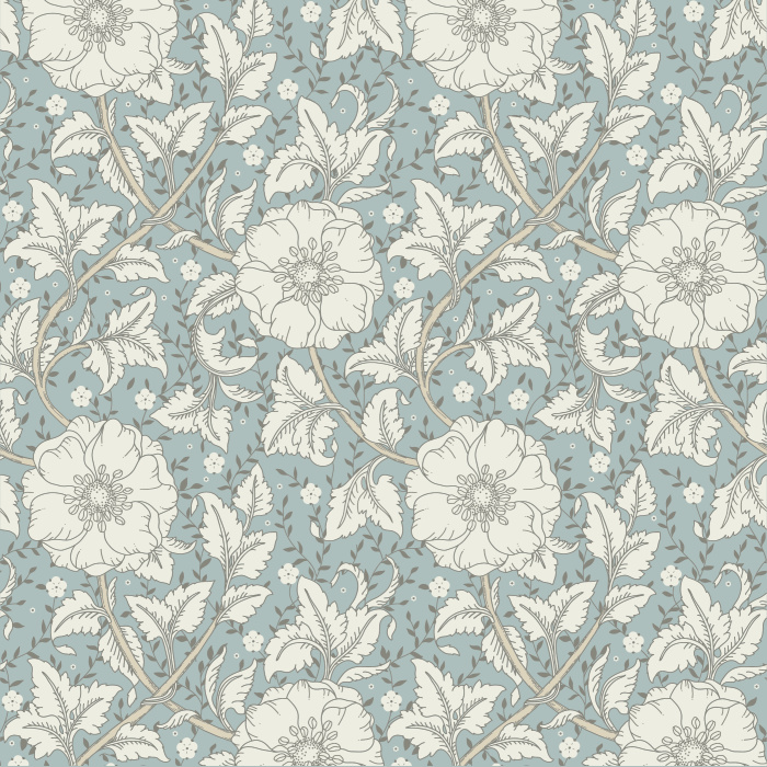 Transform any accent wall in your home with our Wild Strawberry Blooms Peel and Stick Wallpaper.