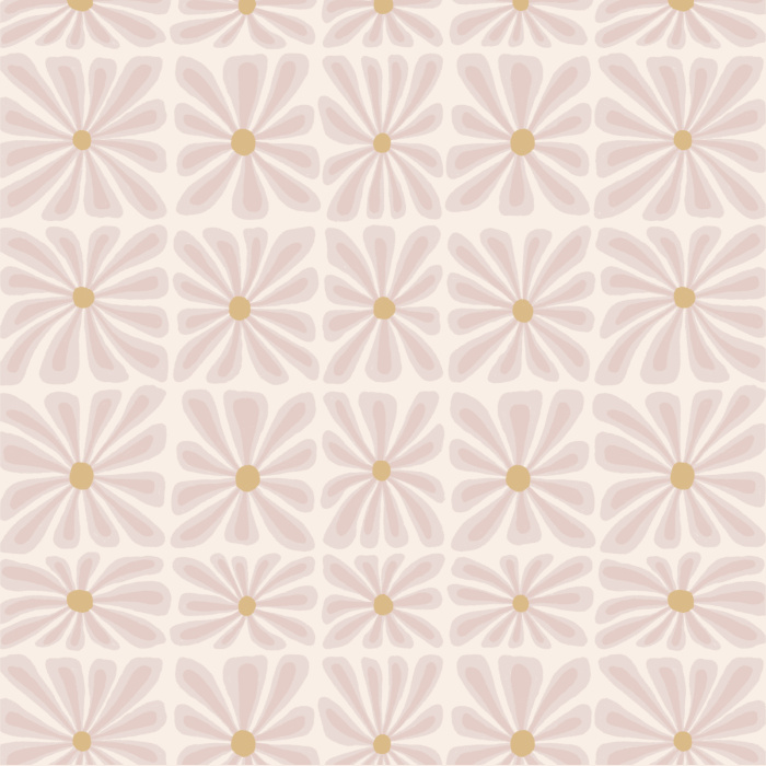 Our Fluid Florals Peel and Stick Wallpaper is sure to add a retro statement to any wall in your home.