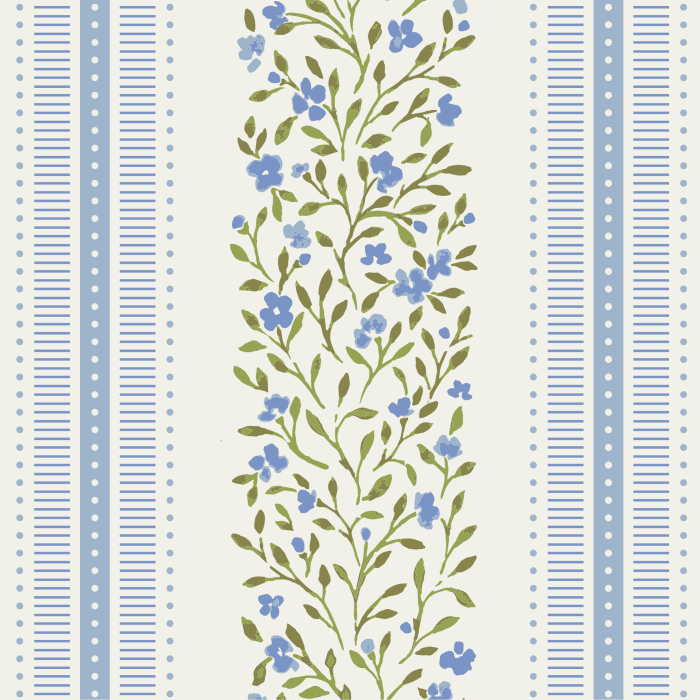 Floral Stripe Wallpaper -  Canada