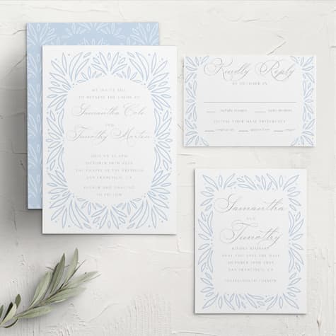 Bursting Frame Wedding Invitations