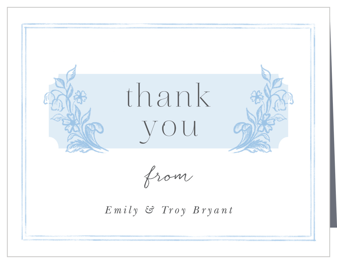 Sweet Storybook Birth Announcement Thank You Cards