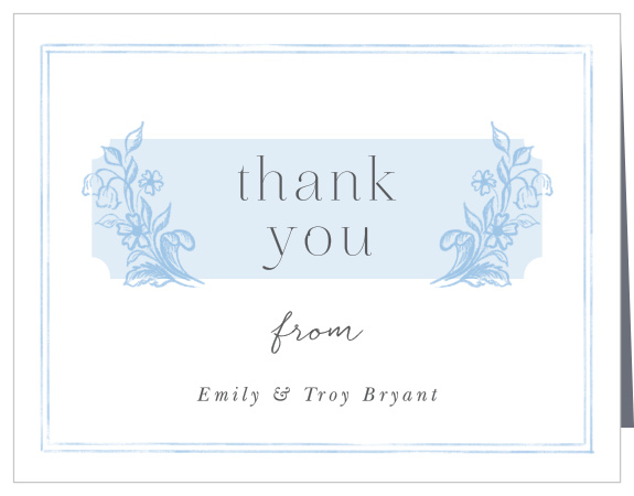 Show your heartfelt appreciation with our Sweet Storybook Birth Announcement Thank You Cards.