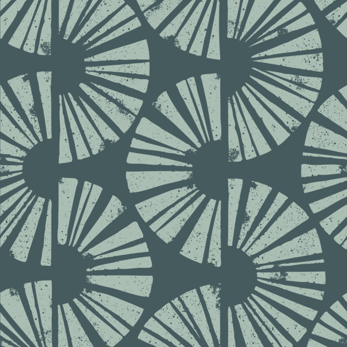 Add a splash of color to your space with our Sun Twist Peel and Stick Wallpaper.